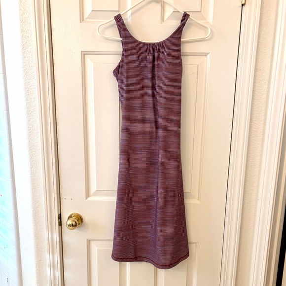 prAna Sleeveless Skypath Dress built in shelf bra NWOT, XS - Picture 6 of 6